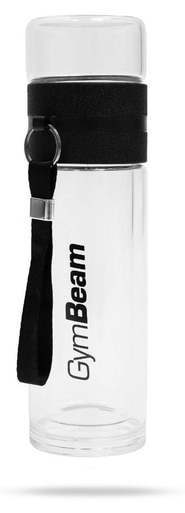 GymBeam - Glass Infuser Bottle 400 ml