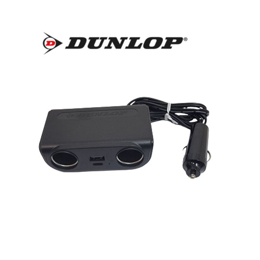 Dunlop Duo-Autosteckdose Doppelstecker 1 