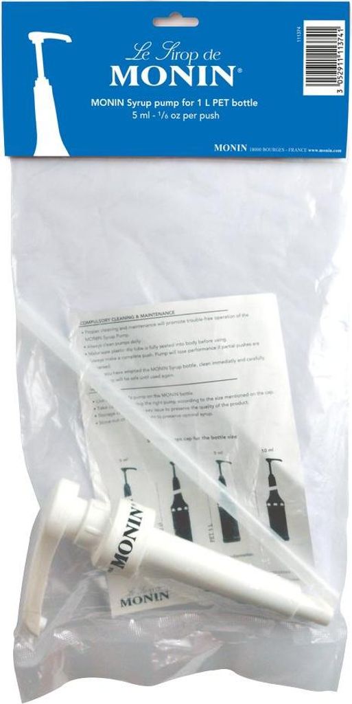 Monin Siruppumpe 5 ml PET 1 Liter Produktbild 