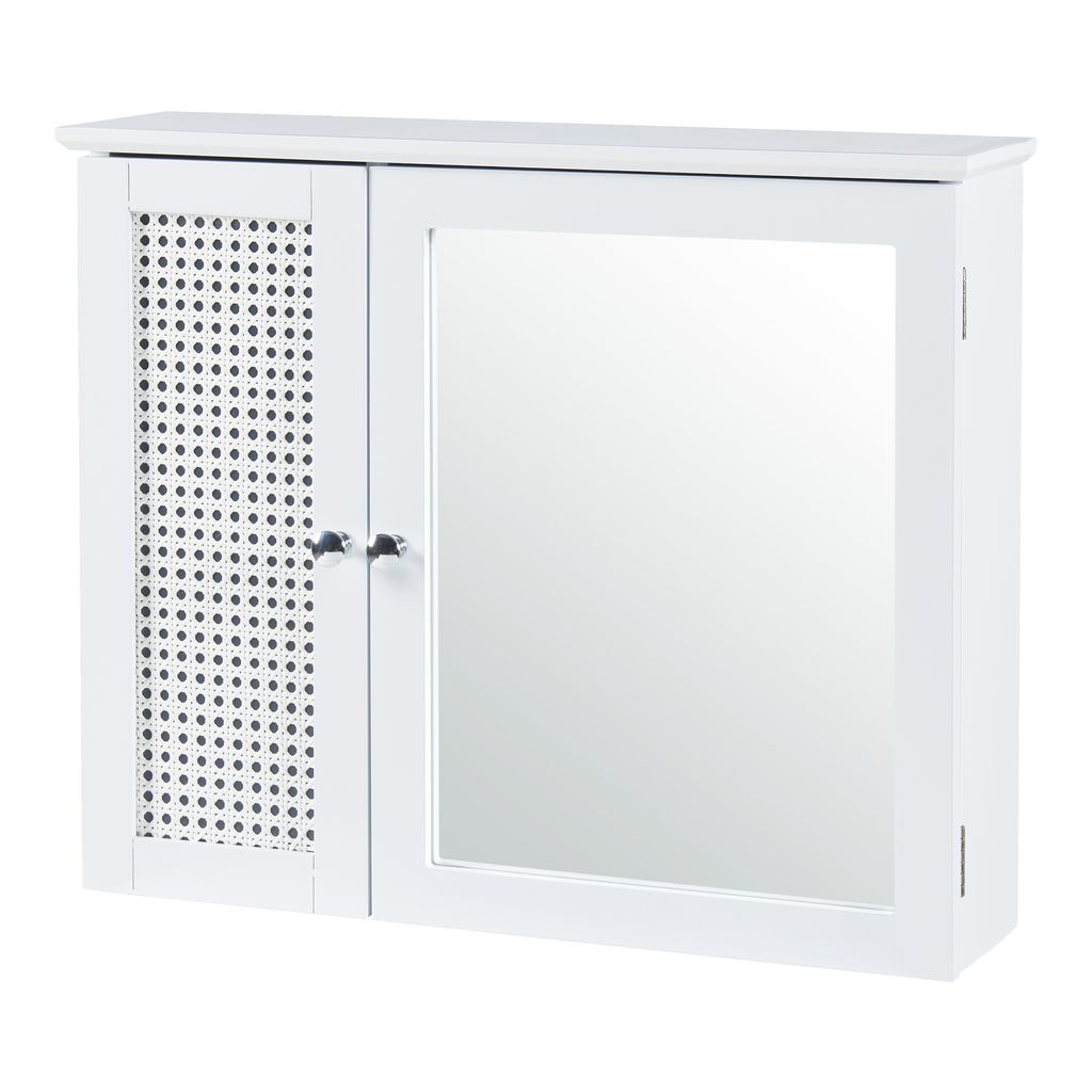 Zrkadlová skrinka 'Karlsøy' 50x60x15cm Biela Obrázok produktu 