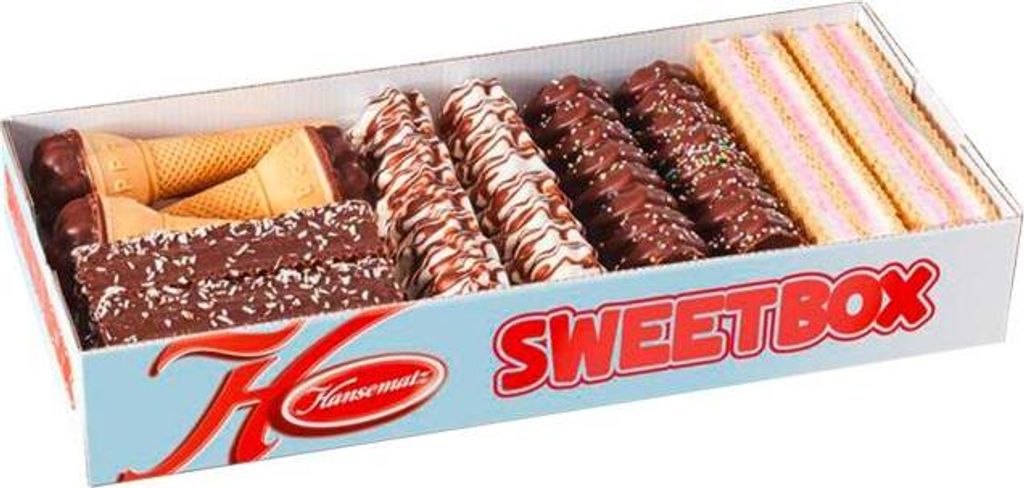 Nawarra Sweet Box Schaumzuckerware mit kakaohaltiger Produktbild 