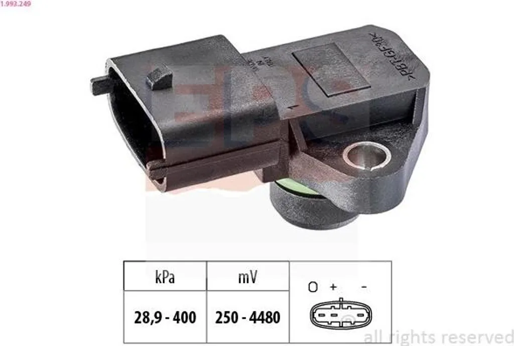 Capteur MAP de Pression Suralimentation pour Hyundai ix35 2.0 CRDi 12-