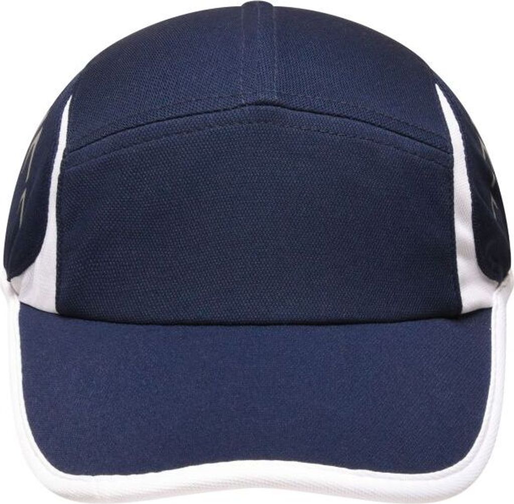 Running 4 Panel Cap Stirnanliegende 4 Panel Cap navy/white, Gr. one size