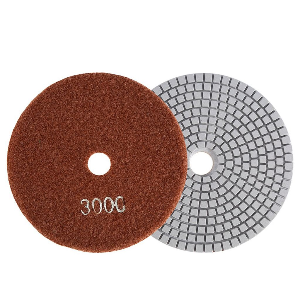5 Zoll 125 mm Nass-Diamant-Polierpads Schleifscheiben für Granit, Beton, Marmor (3000)