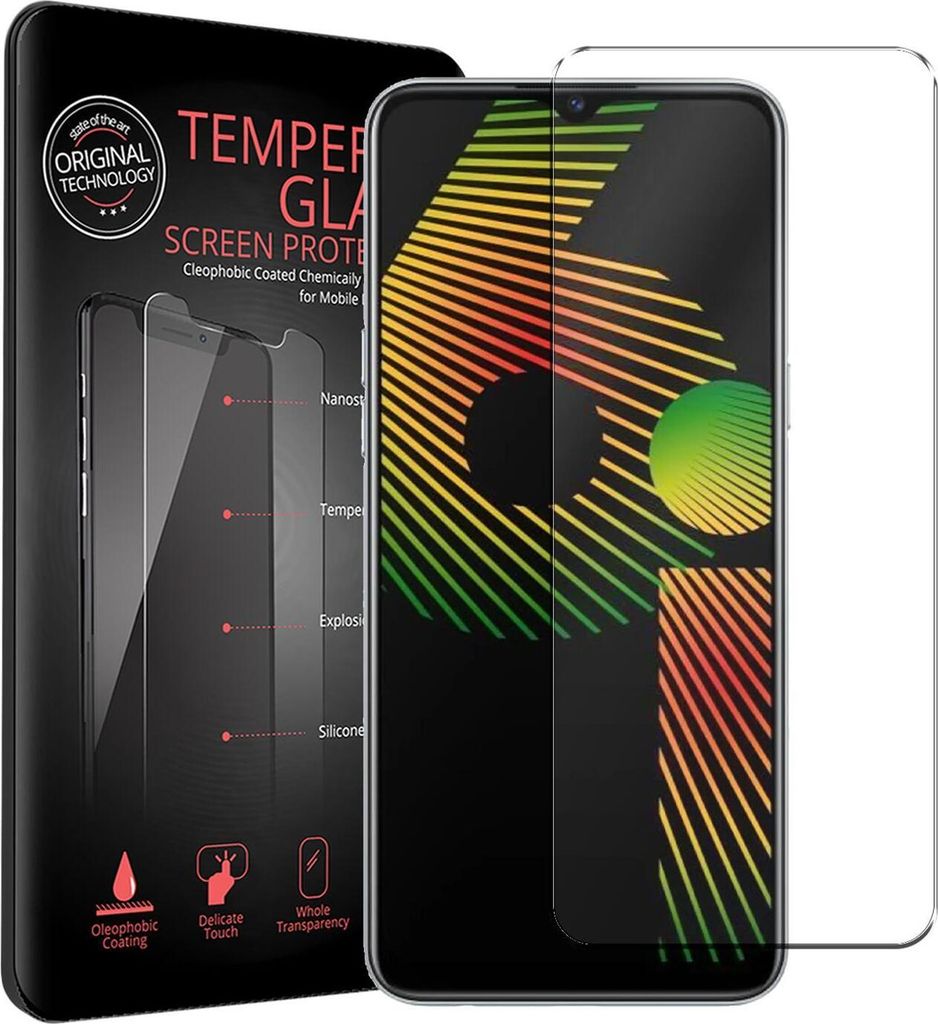 2x Conie Glasfolie für Realme 6i Displayschutz Folie Panzer Glas Premium Schutzfolie Set Blasenfrei