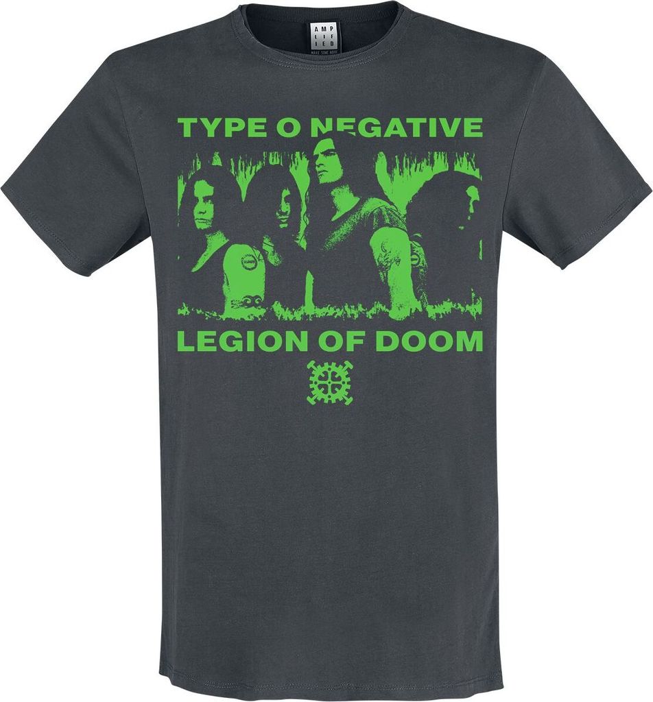 Type O Negative T-Shirt Herren Amplified Collection - Legion Of Doom charcoal 3XL