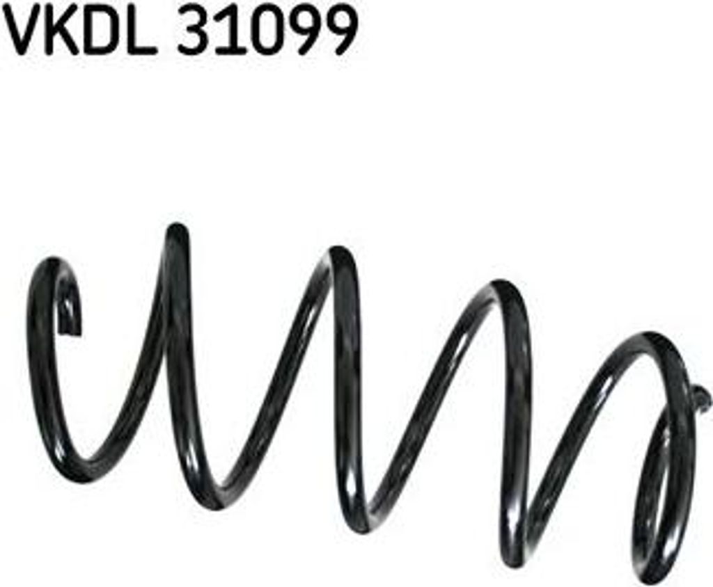 SKF VKDL 31099 Fahrwerksfeder OE 5N0411105AE kompatibel mit Tiguan
