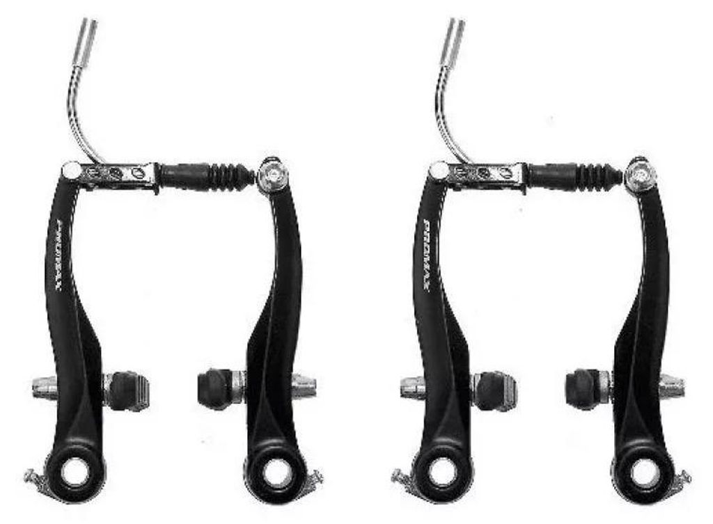 Bremse Promax V - Brake Satz VR & HR schwarz 110 mm Produktbild 