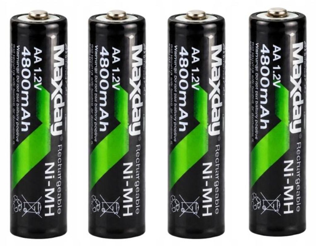 Verk 02044: Batterie ricaricabili AA R6, Ni-MH, 1,2 V, 4800 Immagine del prodotto 