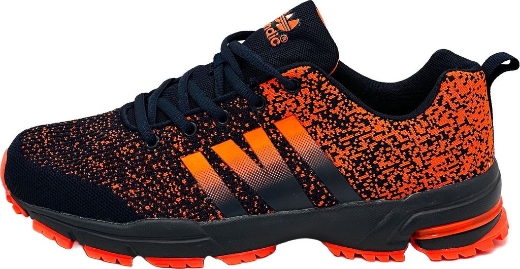 Venustein Herren Damen Sportschuhe Turnschuhe Laufschuhe Sneaker Hallenschuhe, Navy, Orange, Größe 36