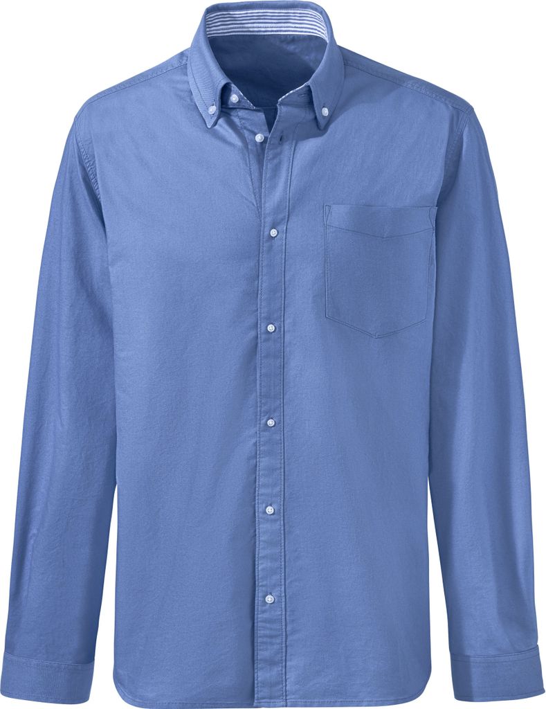 H.I.S. Langarmhemd blau Größe XXL