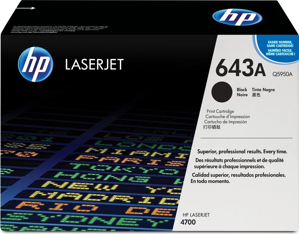 Original Toner (Q5950A) für hp Color LaserJet 4700 schwarz