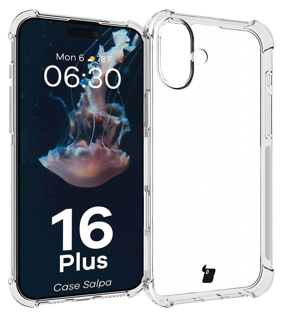 Bizon Case Salpa Apple iPhone 16 Plus klar
