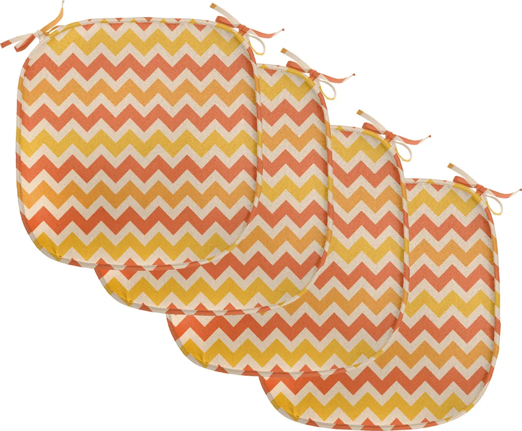 Coussin Décoratif Géométrique 40 cm Lot de 4 pour Siège de Cuisine