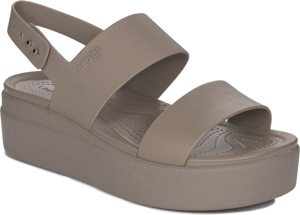 Crocs Brooklyn Low Wedge 206453-2EL, Sandalen, Damen, Braun, Größe: 39/40