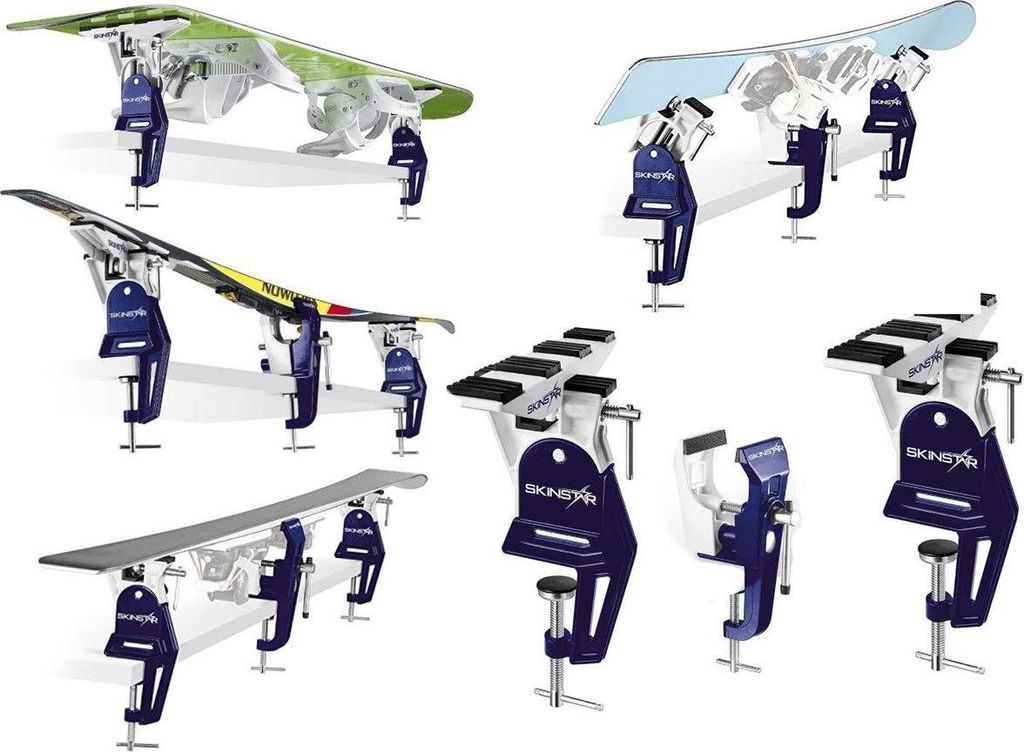 SkinStar Racing Ski Vise WorldCup Skispanner Langlauf-Ski Universal-Adapter