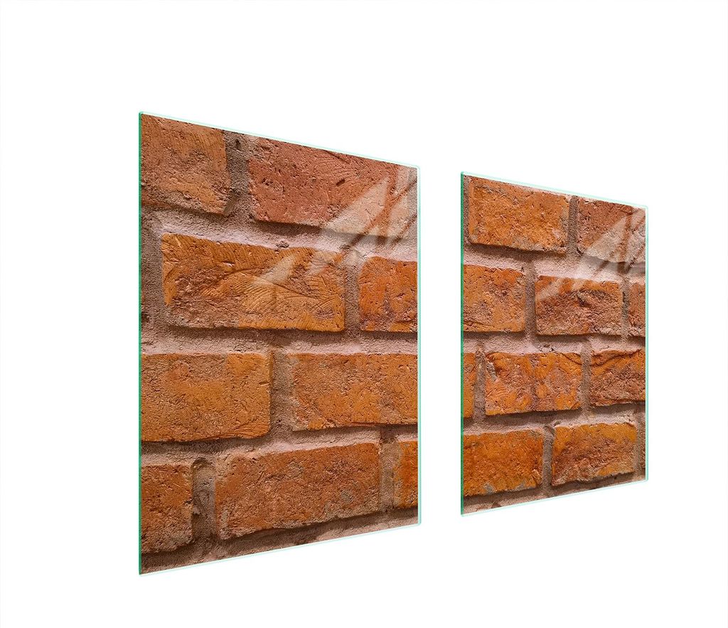 Glasschutzplatte Für Herd 85X52 Ziegel