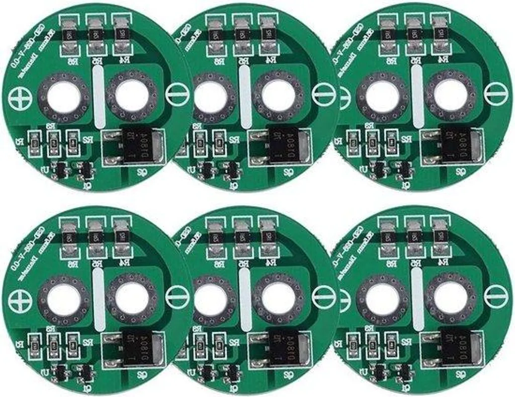 Lot de 6 supercondensateurs 2,5V avec carte de protection de seuil