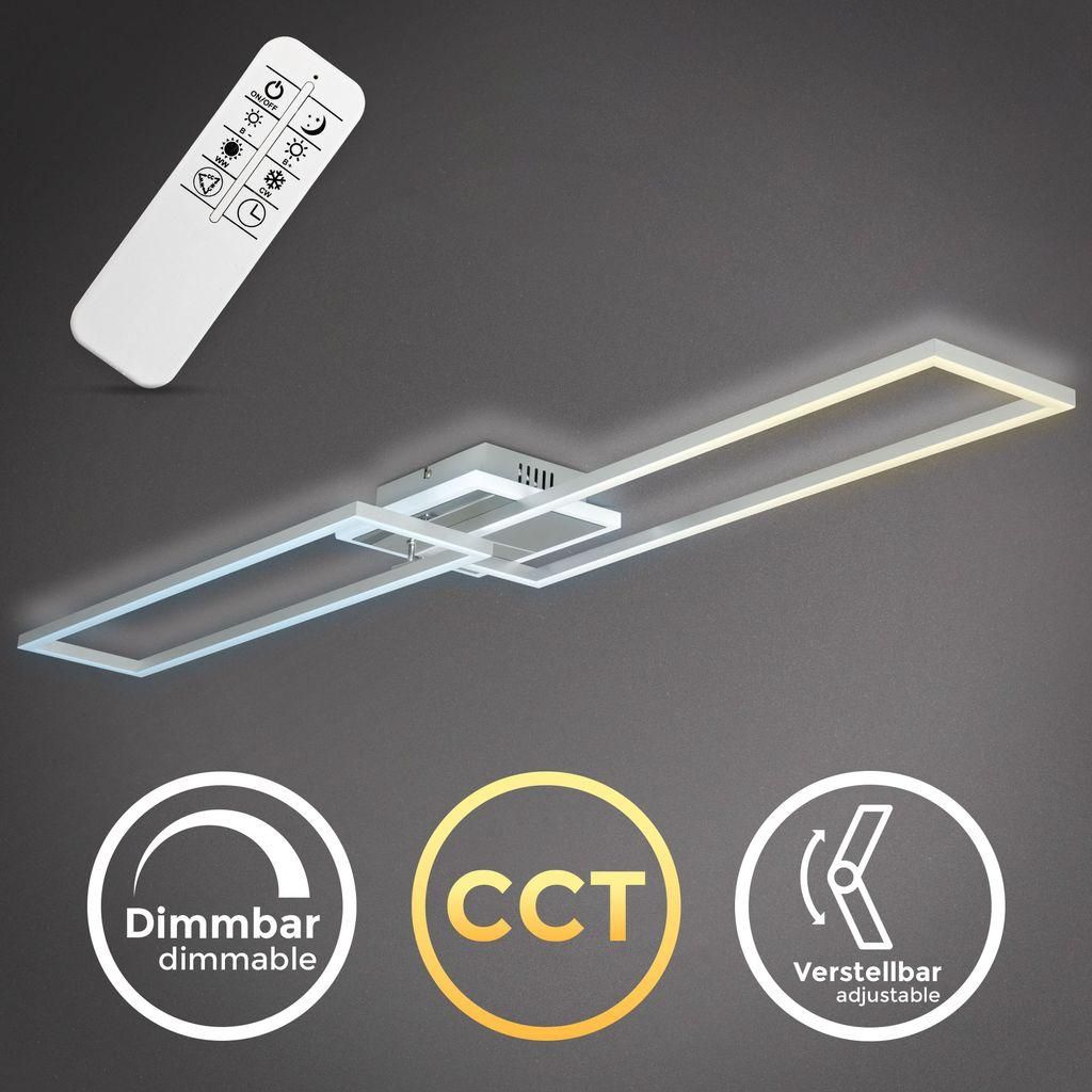 B.K.Licht Plafoniera LED dimmerabile con telecomando, CCT Immagine del prodotto 