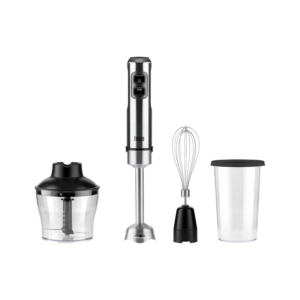 Blender pour Smoothies Teesa TSA3507 1200W - Mixeur de 0,6L Rapide Noir