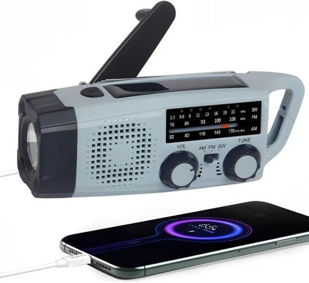 Radio Solaire d'Urgence SOS pour Ne Jamais Manquer de Batterie dehors