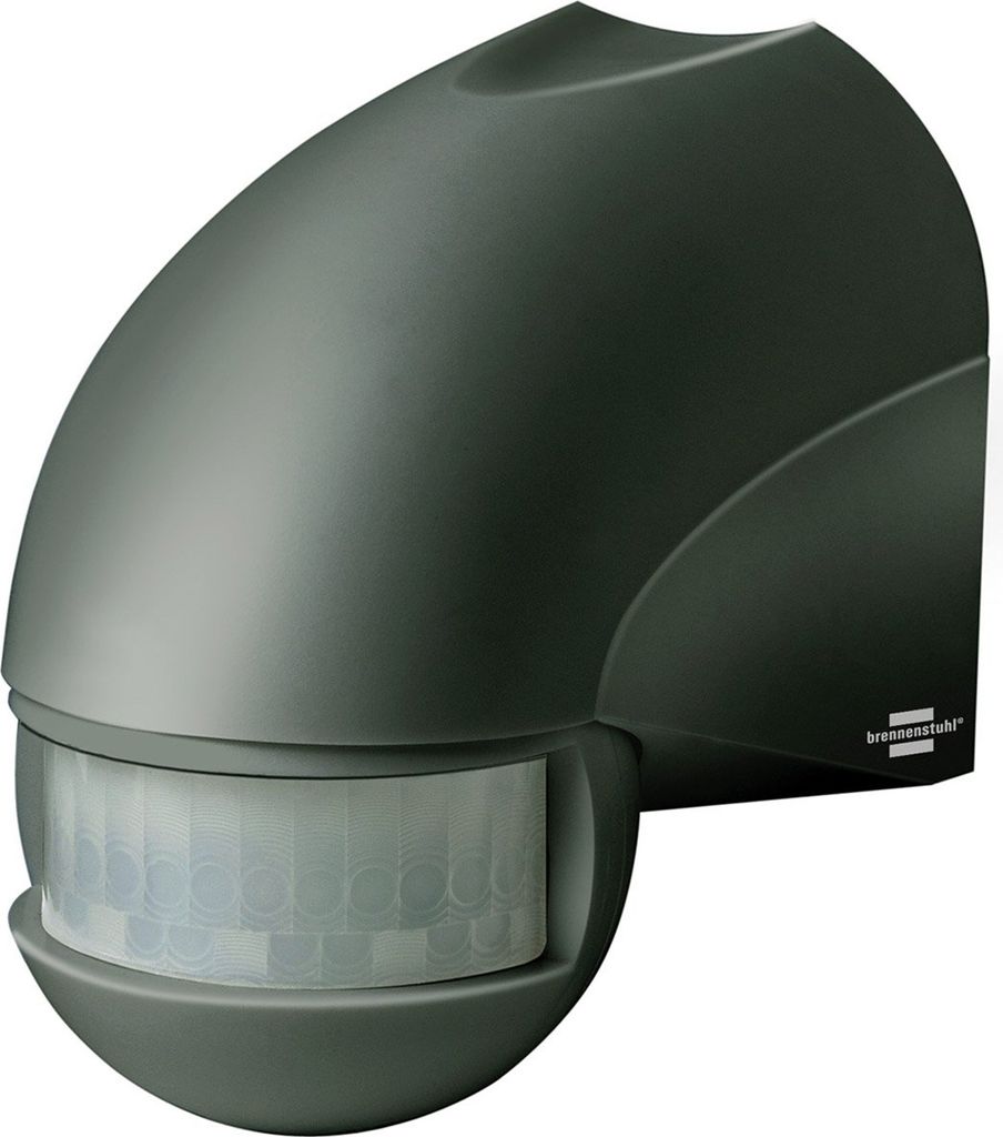 Brennenstuhl Infrarot-Bewegungsmelder PIR 180 IP44 Anthrazit, 1171900