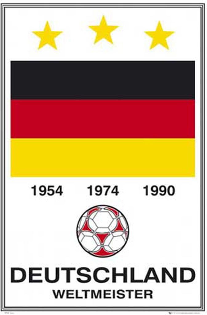 Fußball - Poster - Deutschland Weltmeister