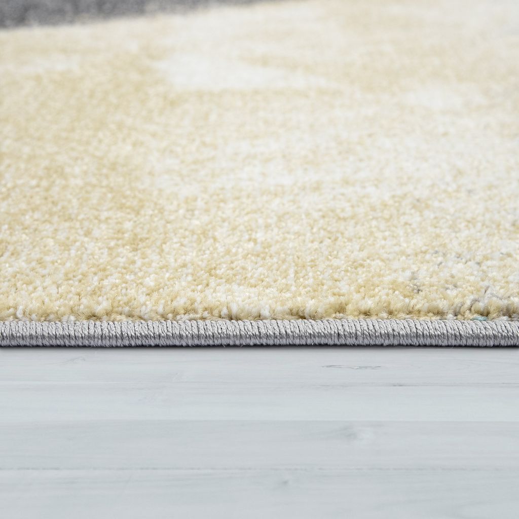 Designer-Teppich Für Wohnzimmer, Pastellfarben, Produktbild 
