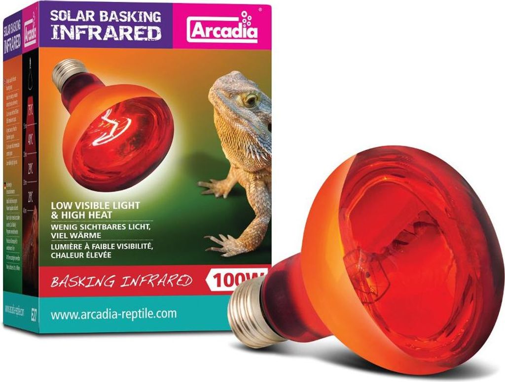 Arcadia - Infrarot Wärmelampe, E27 - 100W