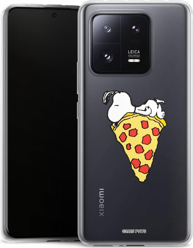 DeinDesign Handyhülle für Sony Xperia 10 V Silikon Hülle Case Smartphone Schutzhülle Pizza Peanuts Snoopy