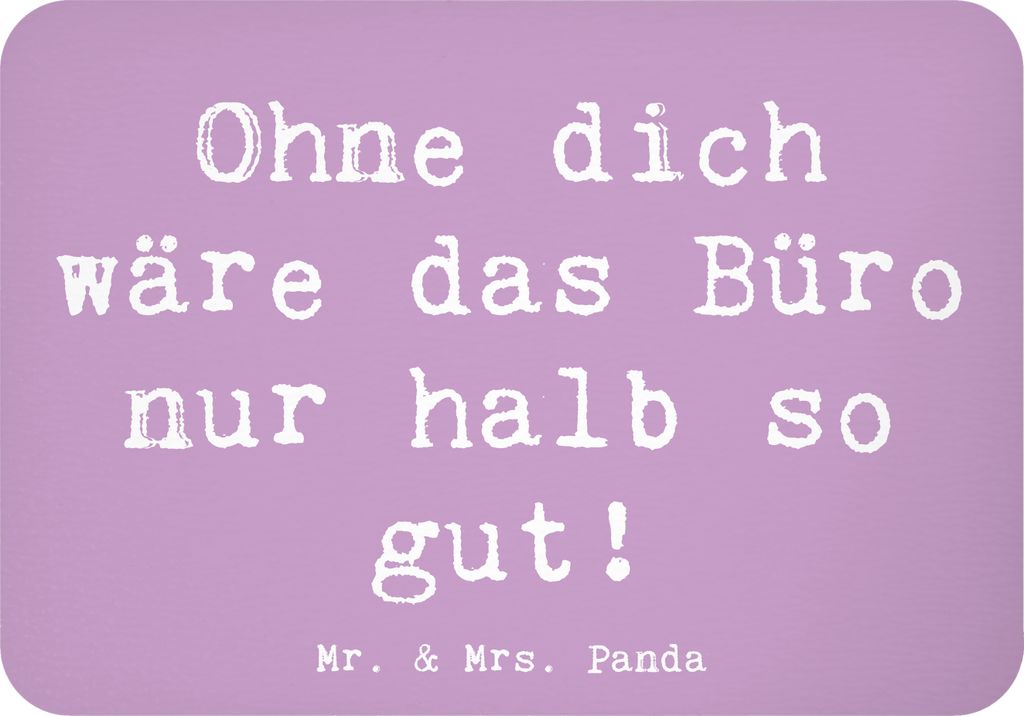 Mr. & Mrs. Panda magnet Spruch Sekretärin Beste - Lavendeltraum - Geschenk, whiteboardmagnet, Danke sagen, Büro, Aufmerksamkeit, Wertschätzung, ...