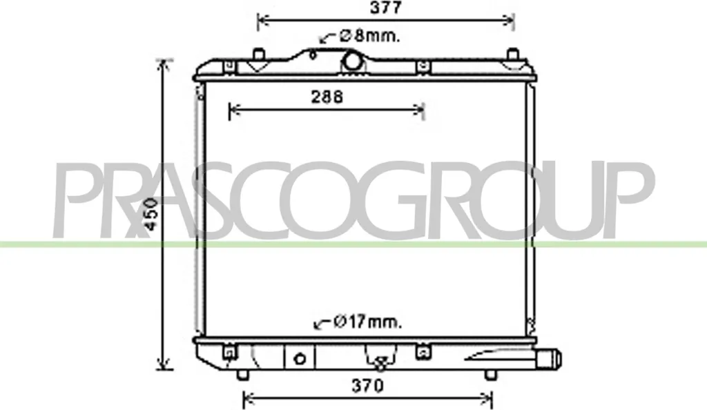 Radiateur Moteur pour Opel Agila B - Réparation Système de Refroidissement