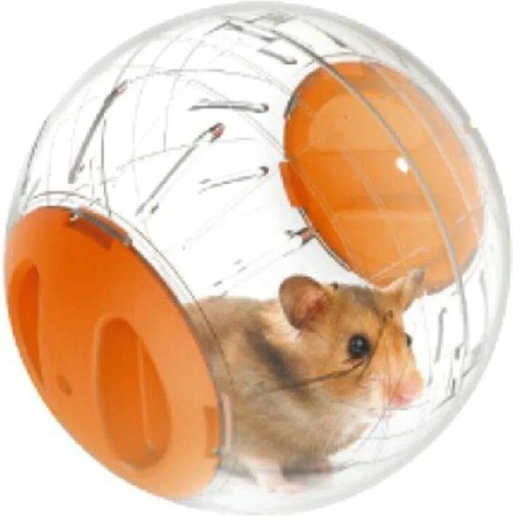 Balle d'exercice hamster Run-About Mini 4,8 pouces orange pour rongeur