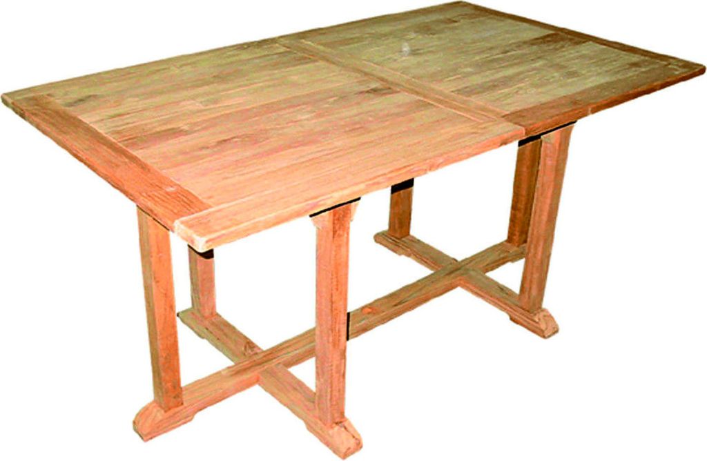 XXL Teak Tisch Gartentisch ausziehbar 210/160 x 90 x 75 cm