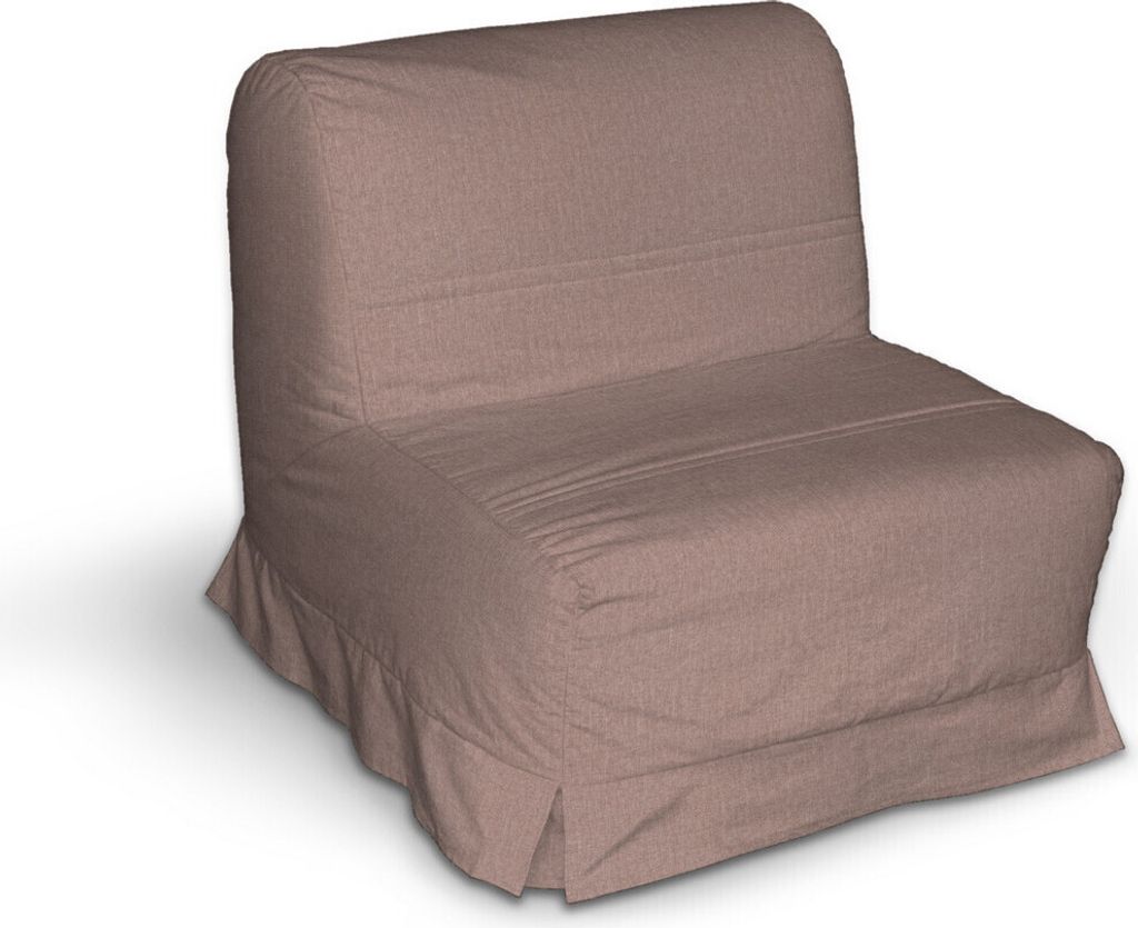 Dekoria Bezug für Lycksele Sessel mit Kellerfalten, altrosa, Bezug für Lycksele Sessel