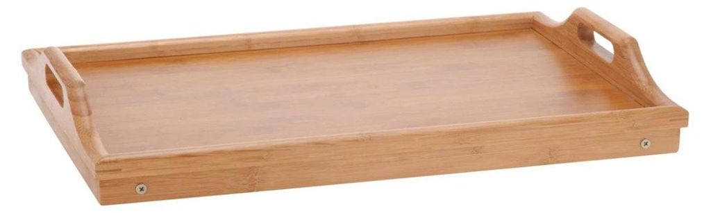 Betttablett Tablett Holz Frühstücks- Servier- Laptop- Produktbild 