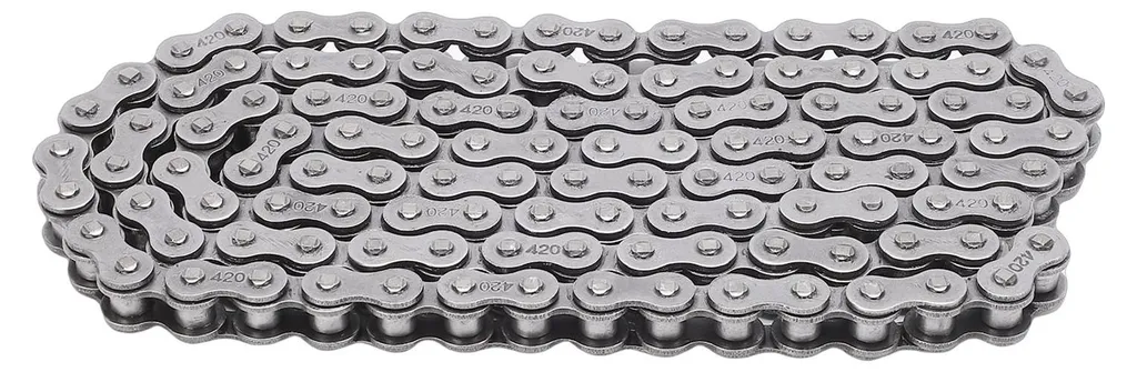 Réparer transmission moto Tuttio Soleil01 avec cette chaîne 420 haute qualité