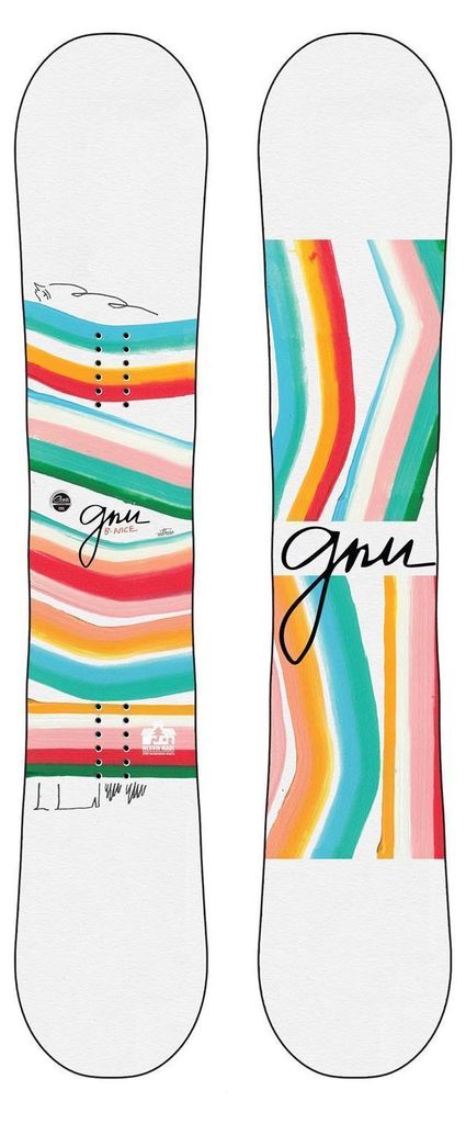 GNU Women Snowboard B Nice 133