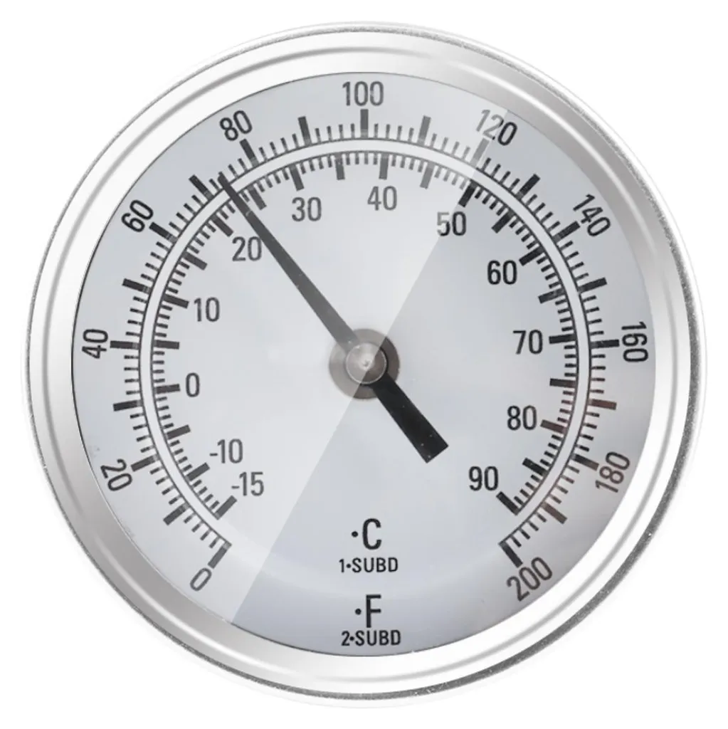 Thermomètre bimétallique INF en acier inoxydable pour four et gril