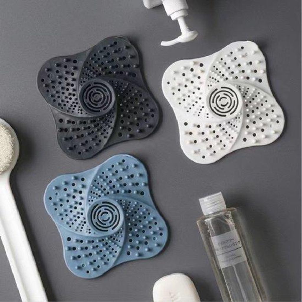 Dreizehn Haarfilter mit Anti-verstopfungsfunktion für Badkammer, 3er Pack