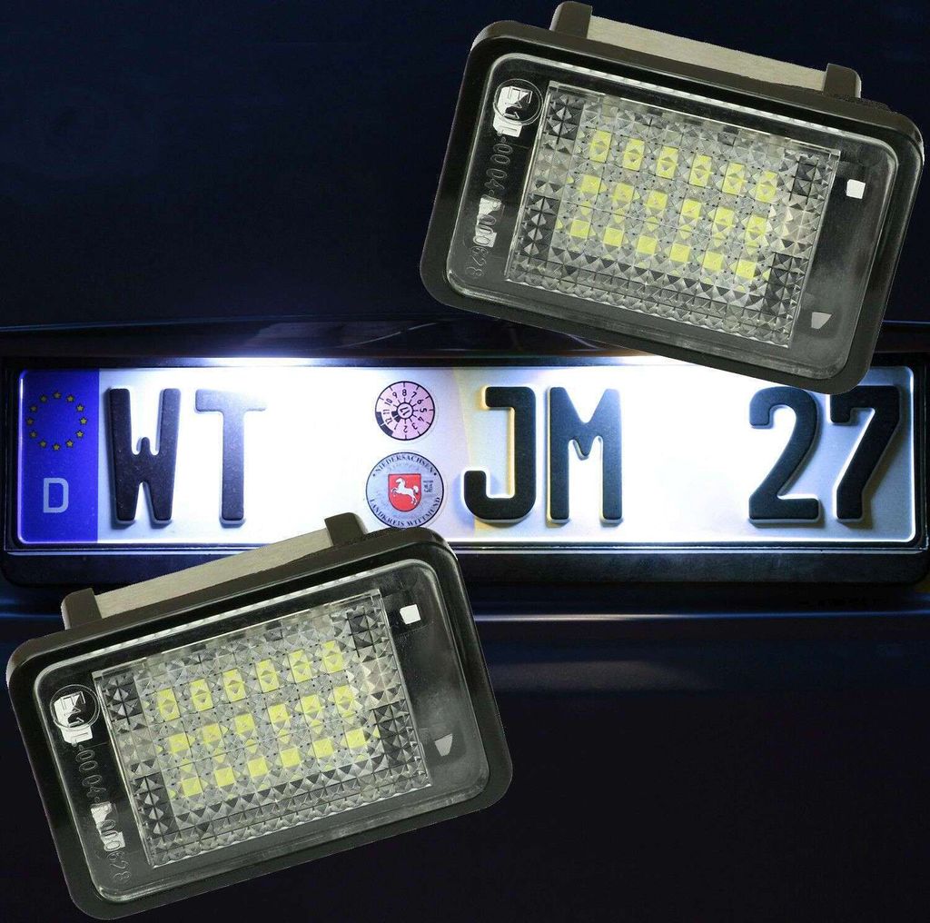 Led Kennzeichenbeleuchtung für Mercedes GLK-Klasse | Typ Produktbild 