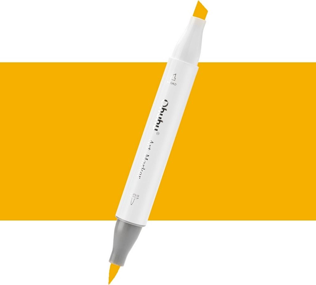 Dwustronny pędzel i dłuto OHUHU, YR33 Melon Yellow Zdjęcie produktu 