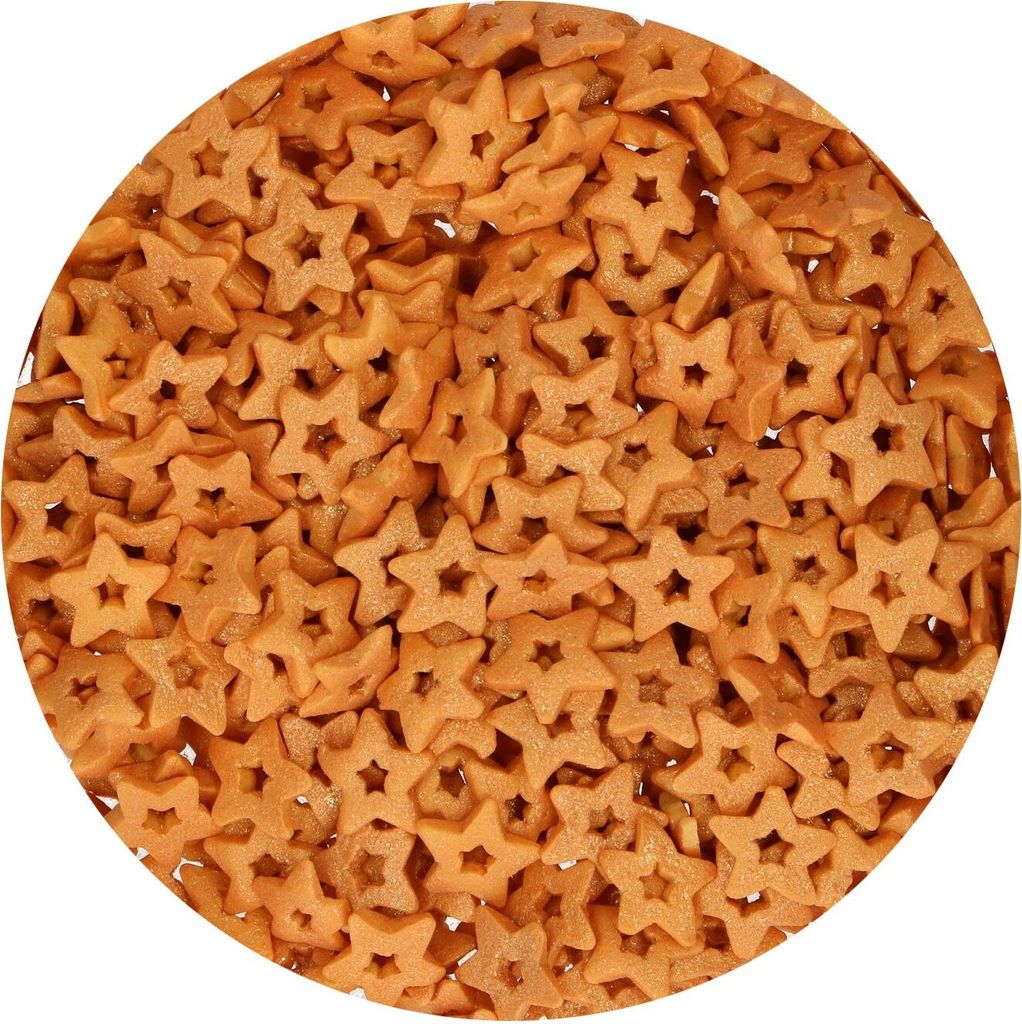 FunCakes Sprinkles Offene Sterne Gold 50 g Produktbild 