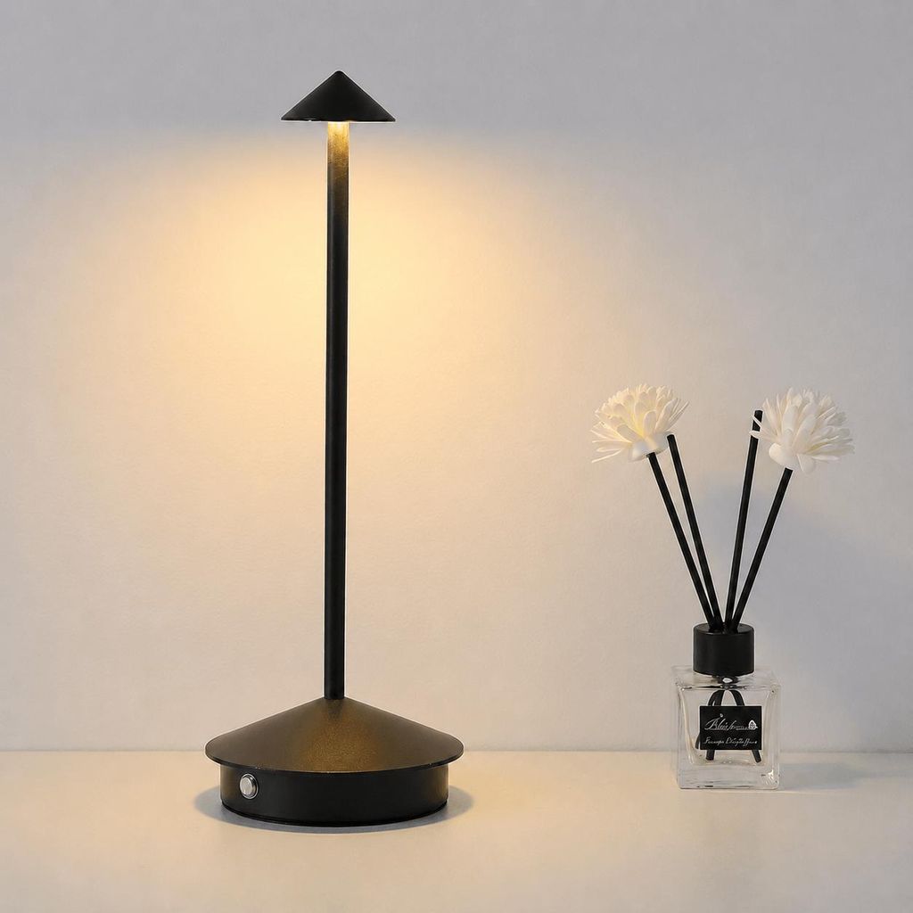 Kabellose Dimmbare LED Tischleuchte, Wiederaufladbar Produktbild 
