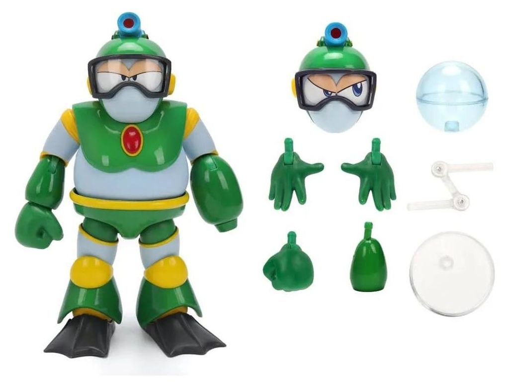 Jada Mega Man Bubble-man-figur 11 Cm Grün  Grün One Size Produktbild 