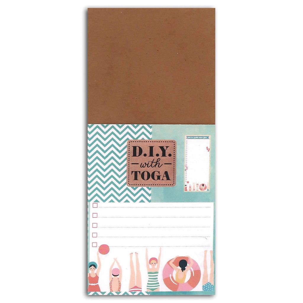 DRAEGER Paris Notizblock zum Selbermachen, Badewannenmotiv, 8 x 18,5 cm, ideal für Ideen und Projekte