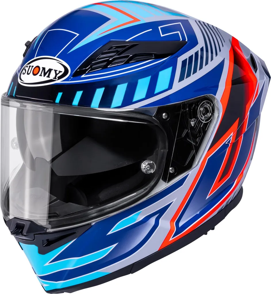 Casque Suomy Stellar 2 Deepspace gris et bleu taille M 57/58 intégral