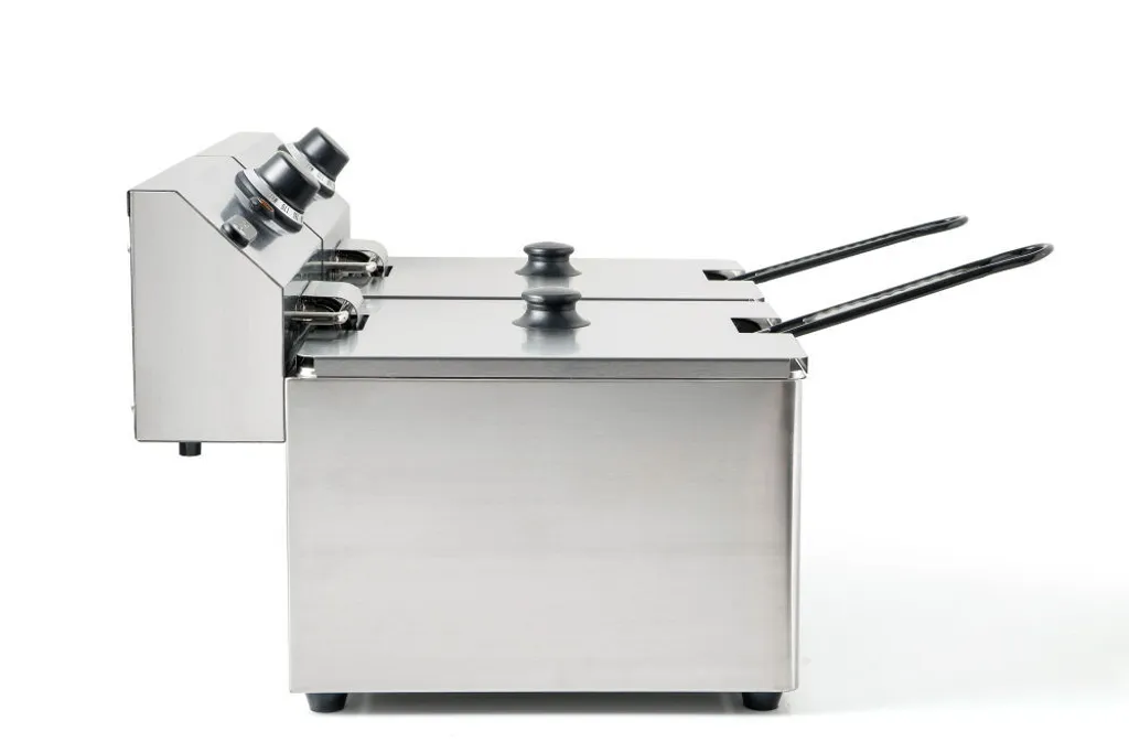 Friteuse électrique double 16L pour la restauration et snacks - 10