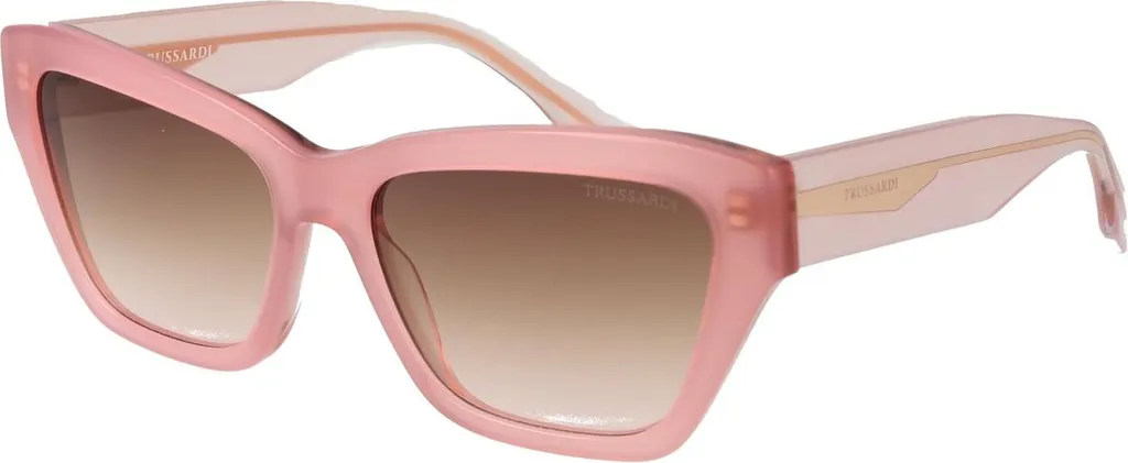 Lunettes de soleil Trussardi TSW9030 Rose pour vacances et conduite