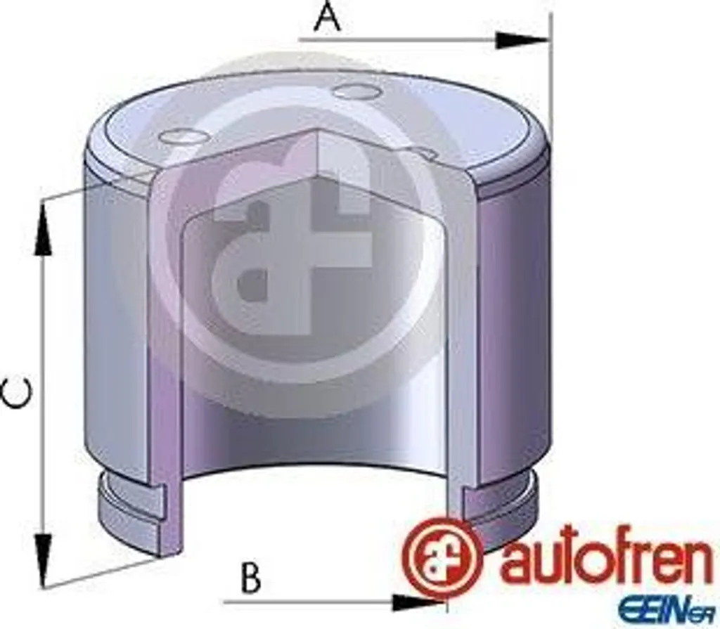 Pistone Caliper D025265 AUTOFREN SEINSA - Ricambio Freni Kia/Mazda